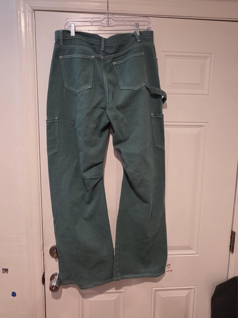 Lioness Womens Miami Vice Cargo Pants in Teal Green - Picture 3 of 4
